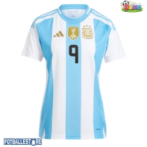 Argentina Julian Alvarez #9 Hjemmedrakt Dame Copa America 2024 Kortermet